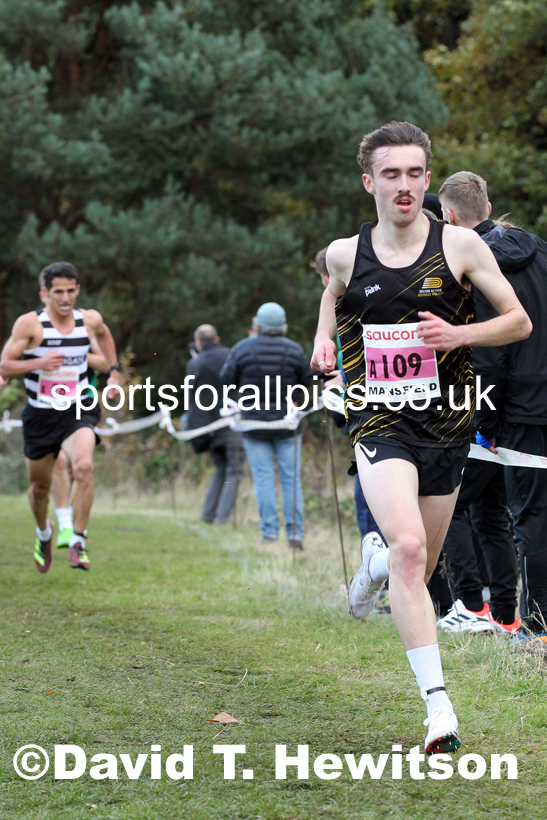 Senior mens 2021 National Cross Country Relays, Berry Hill Park, Mansfield. Photo: David T. Hewitson/Sports for All Pics